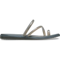 Сандали Crocs Miami Toe Loop sandals - Grey (Carbon Jelly) - EU 39-40 crocs,miami,toe,loop,sandals,grey,(carbon,jelly)