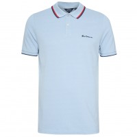 Мъжка блуза с яка BEN SHERMAN Twin Tipped Men Polo Shirt - XL ben,sherman,twin,tipped,men,polo,shirt,0076270,plum