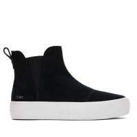 обувки,дамски,боти,toms,fenix,platform,chelsea,boots,black