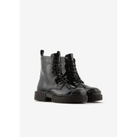 обувки,дамски,боти,armani,exchange,ankle,boots,black