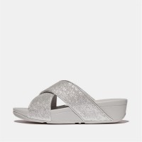 fitflop,lulu,glitterdust,cross,sliders,silver