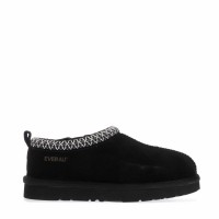 пантофи,чехли,everau,wigeon,leather,slippers,black