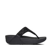 сандали,fitflop,lulu,summerfoil,toe,thong,sandals,black