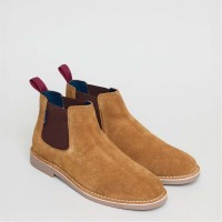 обувки,мъжки,боти,ben,sherman,garcia,chelsea,boots,tan