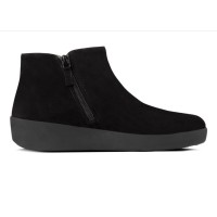 обувки,дамски,боти,fitflop,sumi,suede,ankle,boots,black