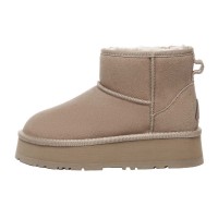 обувки,дамски,боти,everau,dusky,mini,classic,platform,boots,brown