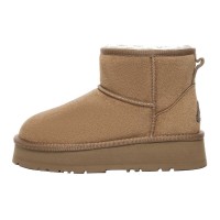 обувки,дамски,боти,everau,dusky,mini,classic,platform,boots,chestnut