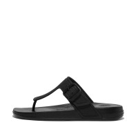 fitflop,iqushion,adjustable,buckle,flip,flops,black