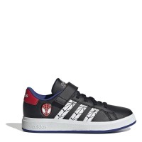 детски,обувки,разпродажба,adidas,детски,маратонки,adidas,x,marvel's,spider,man,grand,court,shoes,childrens,blk,white,blu