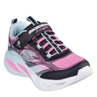 детски,маратонки,детски,маратонки,skechers,cosmic,glow,light,up,trainers,girls,black,pink