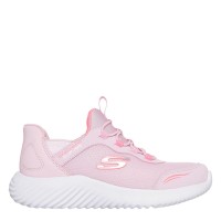 детски,обувки,детски,маратонки,skechers,slip,ins,bounder,shoes,childrens,pink,white