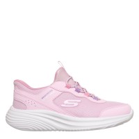 детски,обувки,детски,маратонки,skechers,slip,ins,bounder,shoes,childrens,pink,white