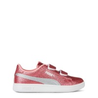 детски,маратонки,разпродажба,puma,детски,маратонки,puma,smash,3.0,glitz,glam,v,child,girl,trainers,pink,grey