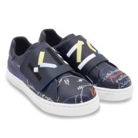 kenzo,logo,trainers,childrens,electric,blue