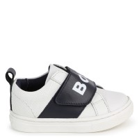boss,logo,trainers,infants,white,10p