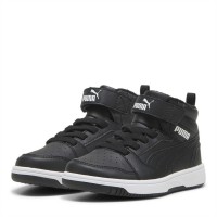 детски,маратонки,разпродажба,puma,детски,маратонки,puma,rebound,v6,mid,wtr,ac+,ps,low,top,trainers,boys,black,white