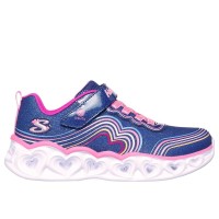детски,маратонки,детски,маратонки,skechers,heart,lights,retro,hearts,light,up,trainers,girls,navy,pink