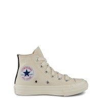 юношески,високи,кецове,comme,des,garcons,play,cdg,x,converse,chuck,taylor'70,high,tops,juniors,beige,red