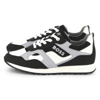 boss,logo,trainers,juniors,black,09b