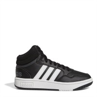 детски,високи,кецове,adidas,hoops,mid,high,tops,junior,boys,black,white