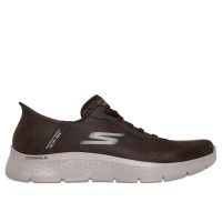 мъжки,маратонки,мъжки,маратонки,skechers,go,walk,flex,slip,on,runners,mens,brown,textile