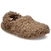чехли,чехли,crocs,doodle,fur,clogs,sepia
