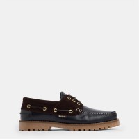 обувки,мъжки,обувки,barbour,men's,deck,boat,shoes,black,br51