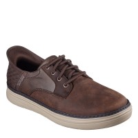 мъжки,маратонки,мъжки,маратонки,skechers,hyland,slip,on,runners,mens,chocolate