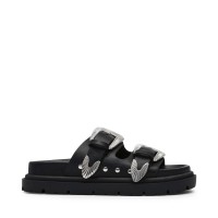 сандали,steve,madden,women's,outcast,flatform,sandals,black