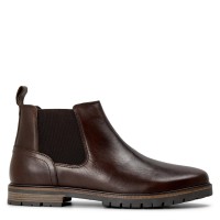 обувки,dune,london,men,s,carden,leather,chelsea,boots,dk,brown,lthr