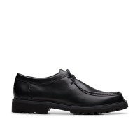 обувки,clarks,men,s,moc,toe,formal,shoes,black,leather