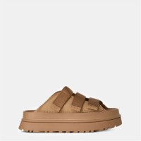 сандали,ugg,women's,goldenglow,glide,flatform,sandals,dark,sand