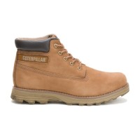 обувки,мъжки,боти,caterpillar,men's,founder,chukka,boots,bronze,brown