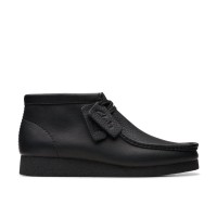 обувки,clarks,men,s,wallabee,evo,moc,toe,shoes,black,leather