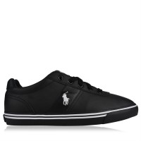 маратонки,мъжки,маратонки,polo,ralph,lauren,leather,hanford,low,top,trainers,black,black