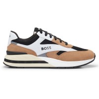 маратонки,мъжки,маратонки,boss,runner,style,trainers,open,brown