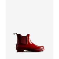 туристически,гумени,ботуши,hunter,hunter,chelsea,gloss,ld44,red,gloss