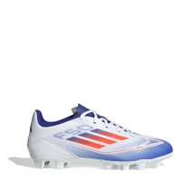 футболни,бутонки,adidas,f50,club,firm,ground,football,boots,white,red,blue