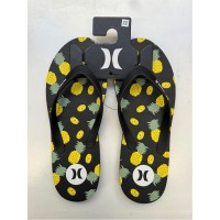 джапанки,hurley,men's,one,pack,tier,flip,flop,black,yellow
