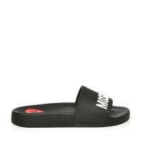 love,moschino,embossed,logo,sliders,black,000
