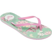 дамски,джапанки,и,чехли,дамски,обувки,roxy,by,the,sea,ff,ld53,green,pink