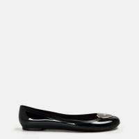 обувки,love,moschino,jelly,ballet,pumps,black,gold