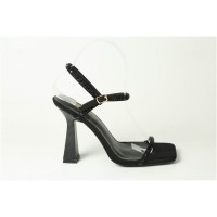 сандали,дамски,сандали,chic,women's,strappy,ankle,strap,flat,sandal,black