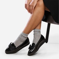 дамски,обувки,wheres,that,from,wheres,slip,on,loafer,with,bow,detail,black,patent