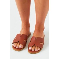 дамски,обувки,missy,empire,rubber,ribbed,sole,sliders,tan