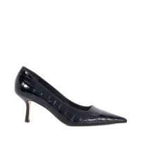 обувки,dune,london,women's,bexton,stiletto,court,shoes,black,croc