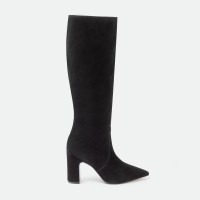 обувки,дамски,боти,i,saw,it,first,knee,high,suede,boots,woman,black