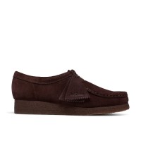 дамски,обувки,clarks,originals,women,s,wallabee,moc,toe,formal,shoes,chocolate,sue