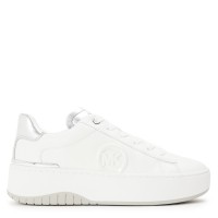 michael,michael,kors,dottie,sneakers,white,silver