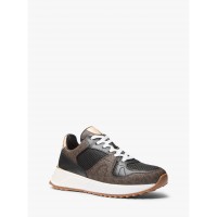 дамски,маратонки,michael,michael,kors,women,s,jaime,trainer,runners,brown,multi